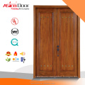 UL listed 20 minutes natural veneer finished solid core flush wooden fire rated door